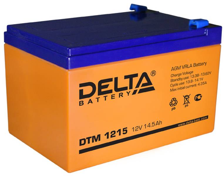 Аккумулятор Delta DTM 1215
