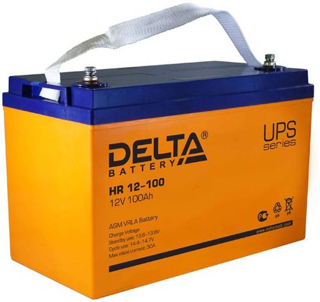 Аккумулятор Delta HR 12-100 / HR 12-100 L