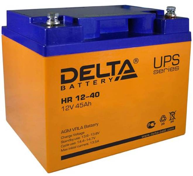 Аккумулятор Delta HR 12-40 / HR 12-40 L