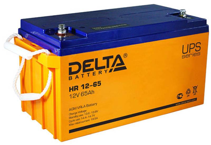 Аккумулятор Delta HR 12-65 / HR 12-65 L