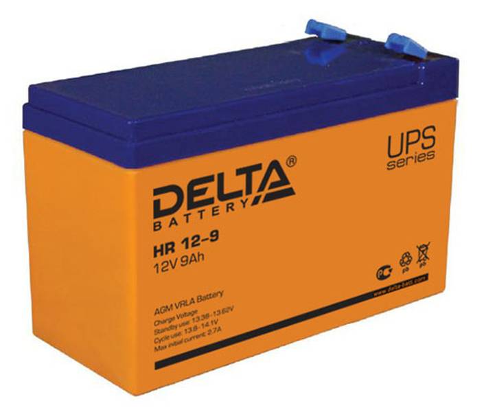 Аккумулятор Delta HR 12-9 / HR 12-9 L