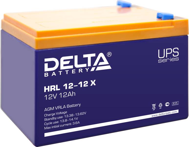 Аккумулятор Delta HRL 12-12 Х