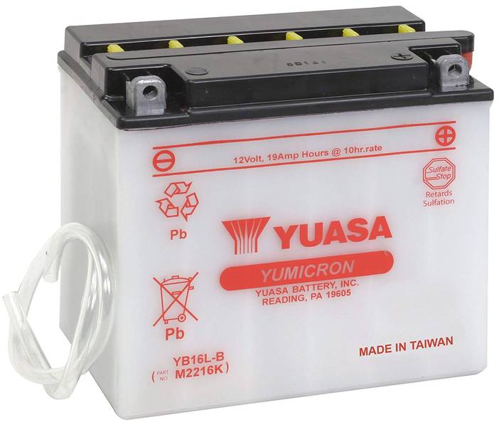 Аккумулятор Yuasa MOTO YUASA YB16L-B