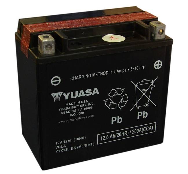 Аккумулятор Yuasa MOTO YTX14L-BS