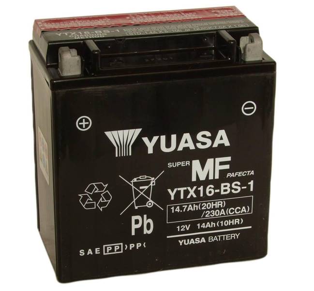 Аккумулятор Yuasa MOTO YTX16-BS-1