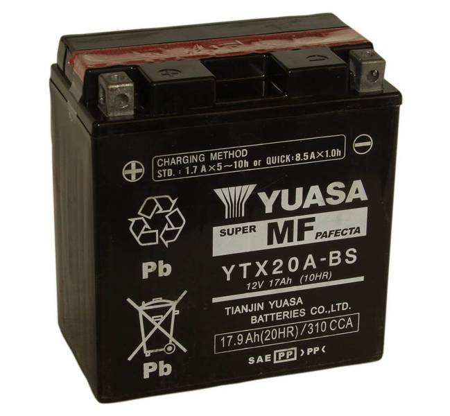 Аккумулятор Yuasa MOTO YTX20A-BS